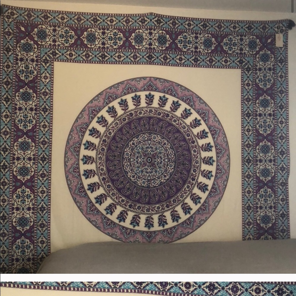 Blue and purple tapestry from UrbanOutfitters🦋💟